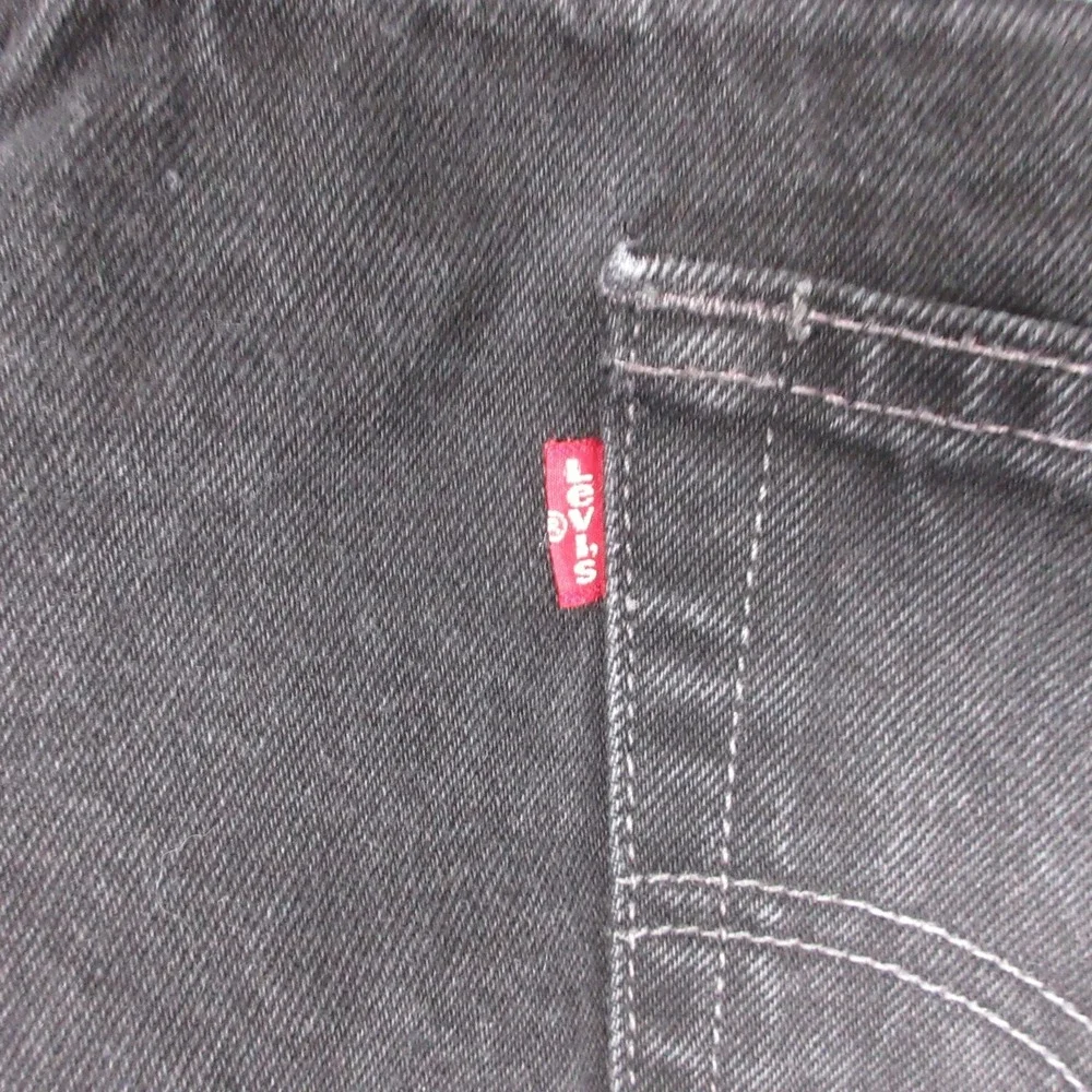 Vintage Levis Jeans Mens 36x30‎ Black 550 Relaxed Tapered Baggy Denim Pants 90s